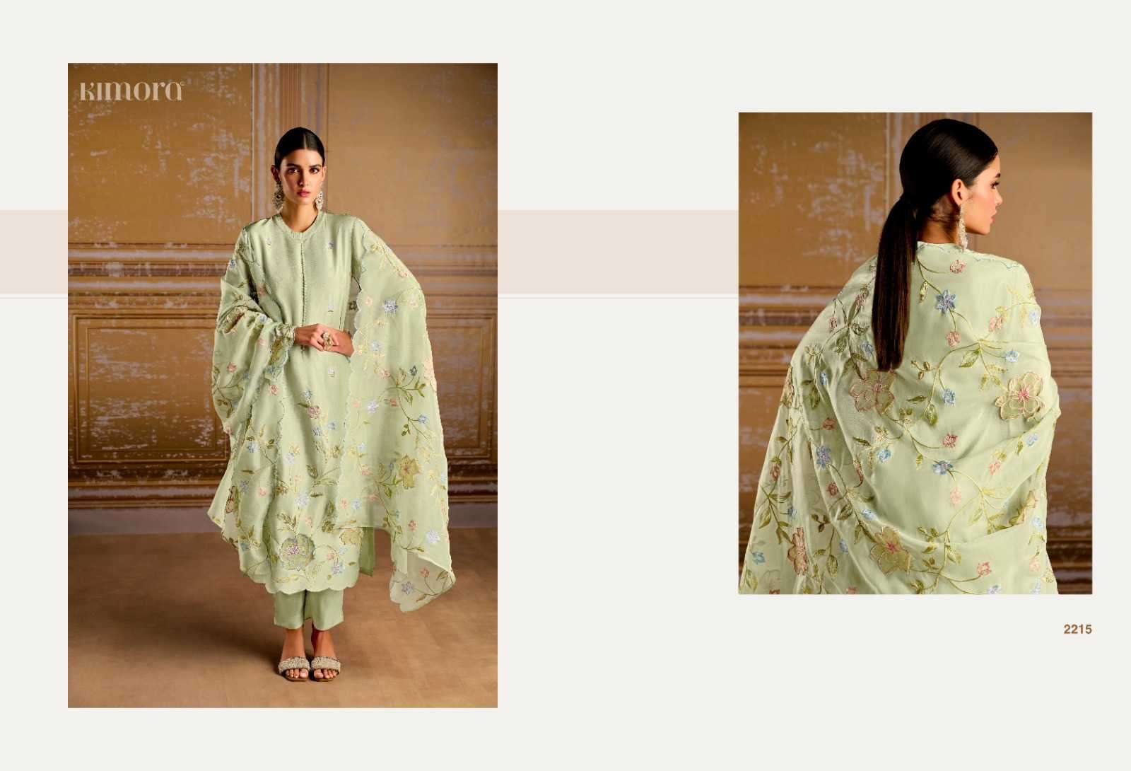 KIMORA PRESENTS QURBAT VOL-51 STYLISH SILK LADIES 3PCS SUITS CATALOG WHOLESALER AND EXPORTER 