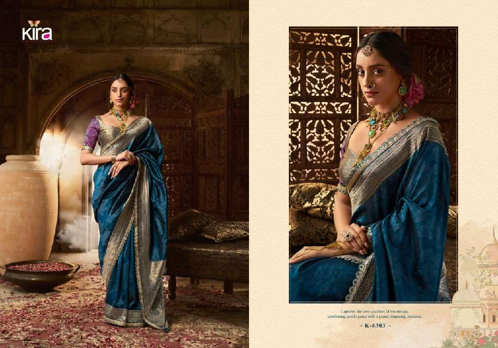 KIRA CREATION PRESENTS KALAYA BANARASI SILK FASHIONABLE BEST SAREES CATALOG WHOLESALER AND EXPORTER 