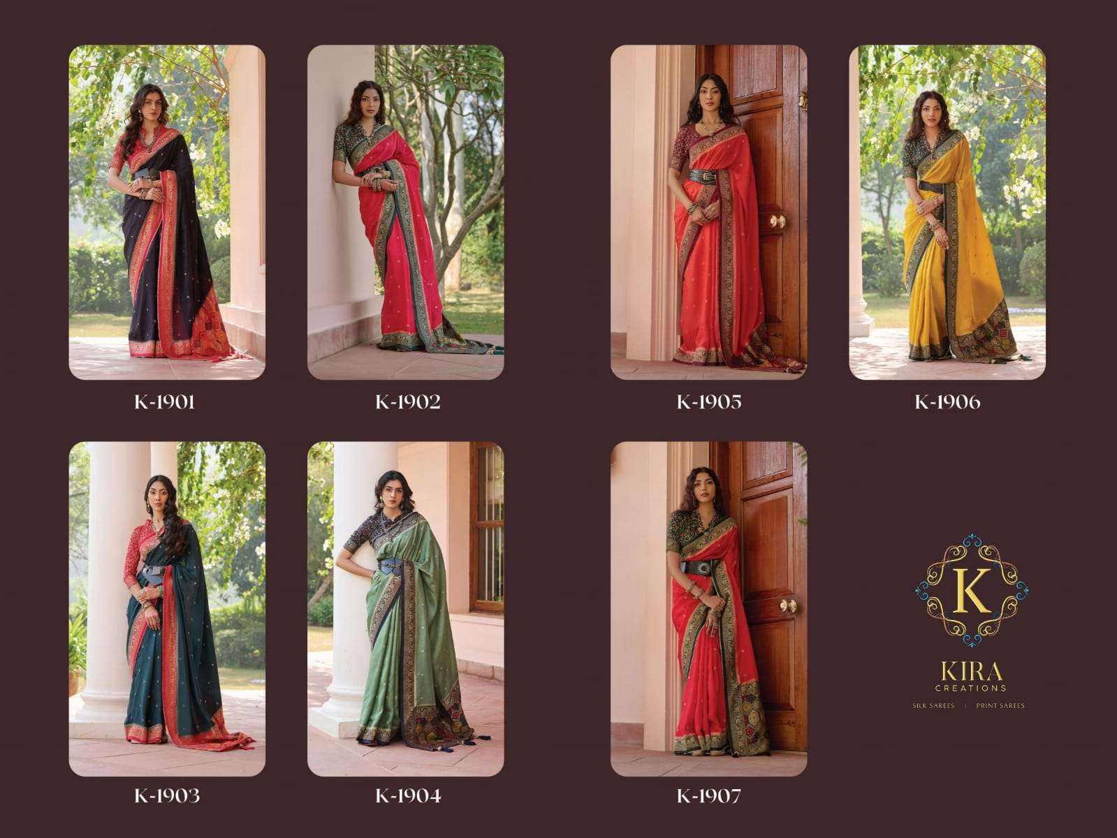 KIRA PRESENTS KADAMBARI FANCY SAREES CATALOG WHOLESALER AND EXPORTER IN SURAT  
