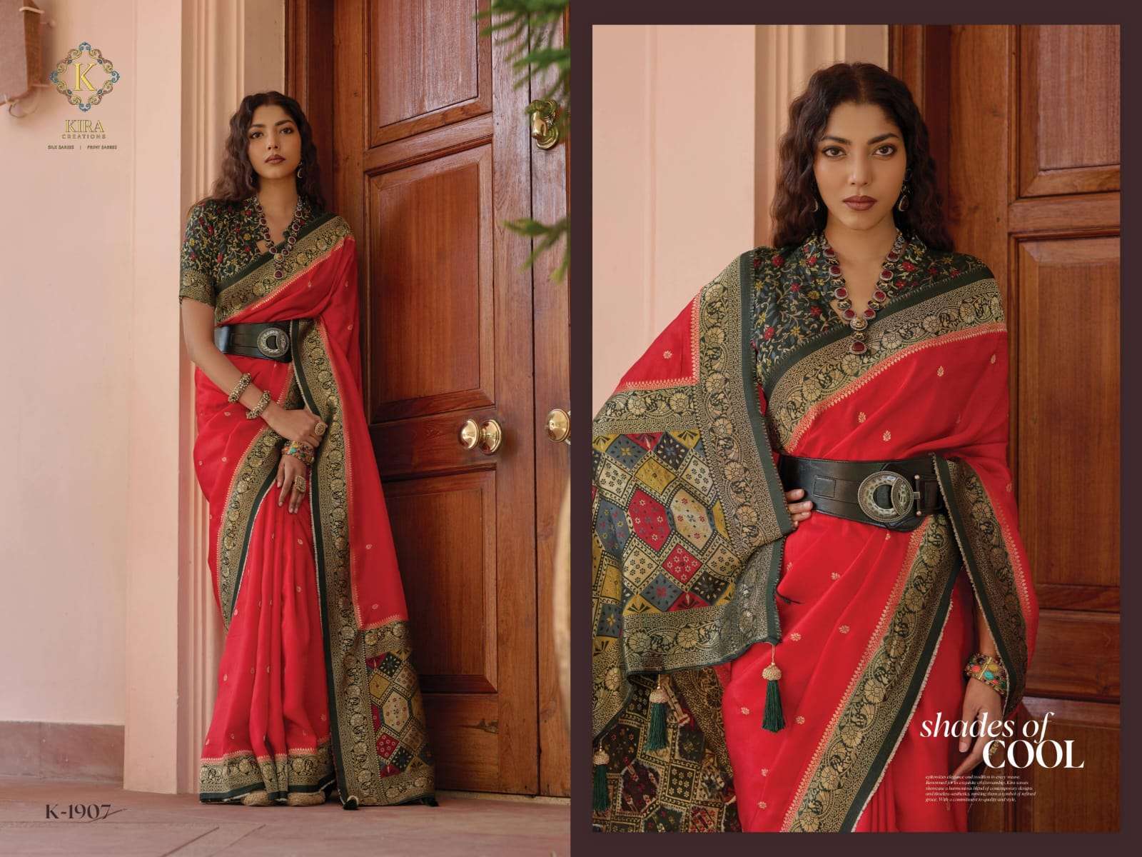 KIRA PRESENTS KADAMBARI FANCY SAREES CATALOG WHOLESALER AND EXPORTER IN SURAT  