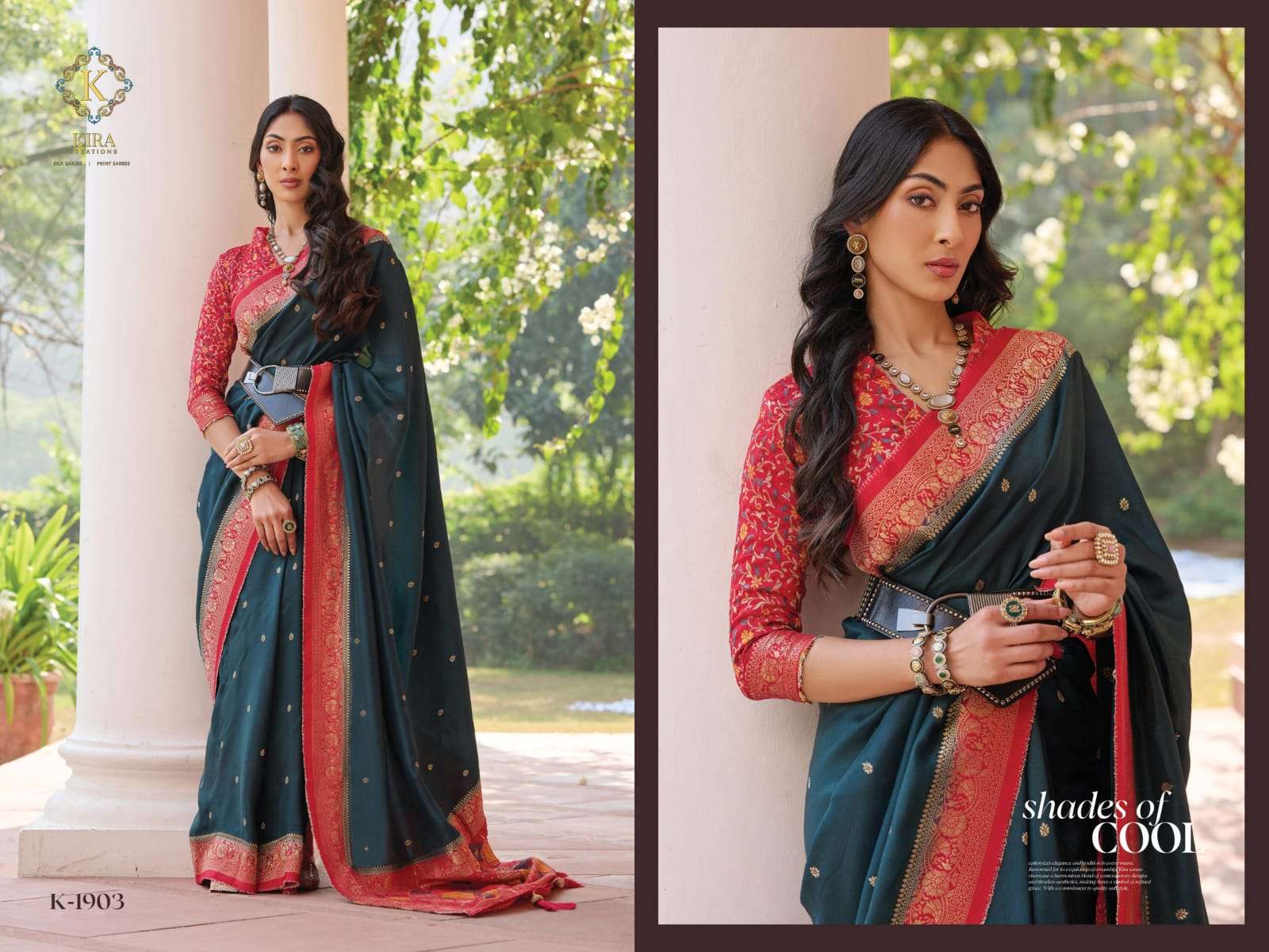 KIRA PRESENTS KADAMBARI FANCY SAREES CATALOG WHOLESALER AND EXPORTER IN SURAT  