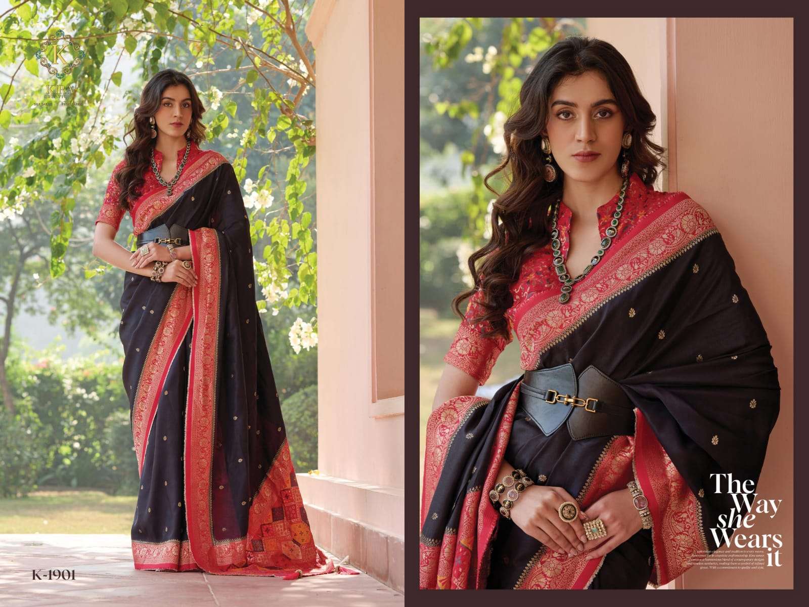 KIRA PRESENTS KADAMBARI FANCY SAREES CATALOG WHOLESALER AND EXPORTER IN SURAT  