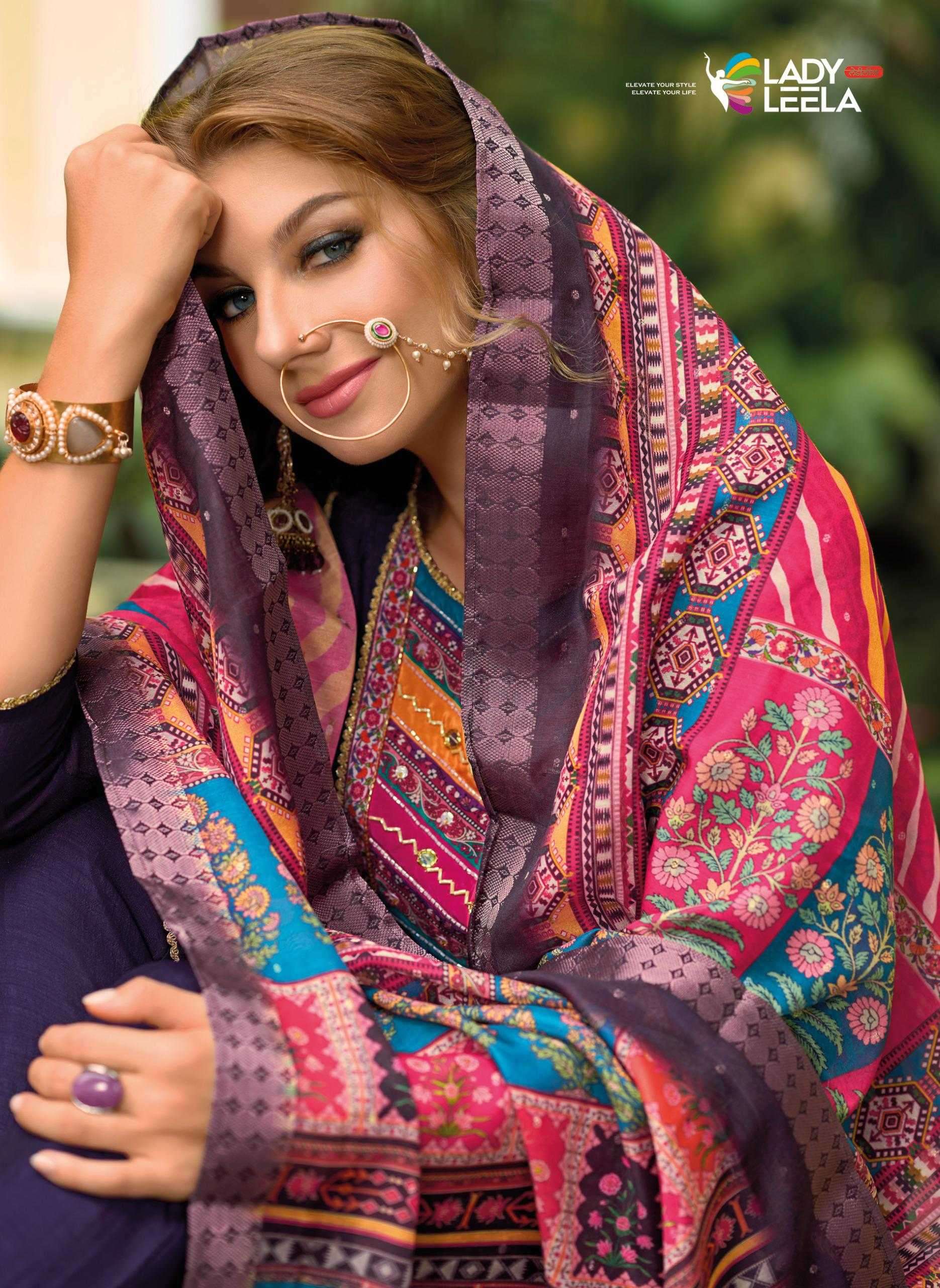 LADY LEELA PRESENTS ZEENAT READYMADE DESIGNER VICHITRA HANDWORK LADIES KURTIS CATALOG WHOLESALER AND EXPORTER 