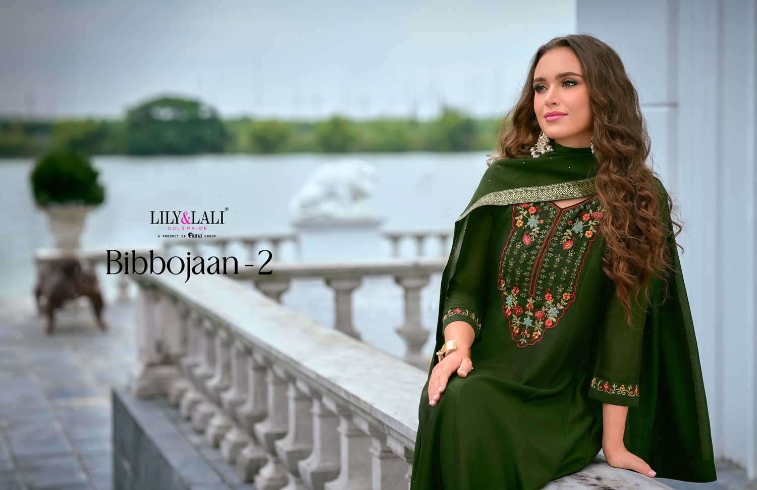 LILY & LALI PRESENTS BIBBOJAAN VOL-2 EMBROIDERY VICHITRA SILK READYMADE SUITS CATALOG WHOLESALER AND EXPORTER 