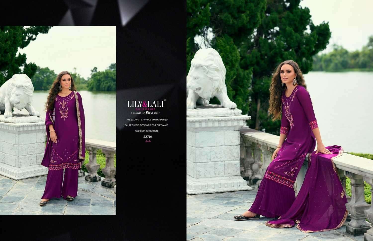 LILY & LALI PRESENTS MALANG VOL-2 VICHITRA SILK EMBROIDERY READYMADE SUITS CATALOG WHOLESALER AND EXPORTER 