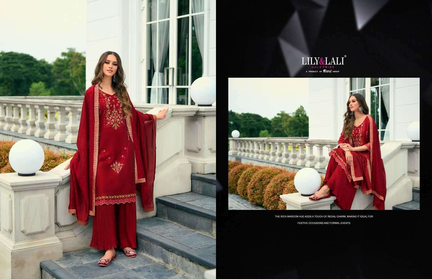 LILY & LALI PRESENTS MALANG VOL-2 VICHITRA SILK EMBROIDERY READYMADE SUITS CATALOG WHOLESALER AND EXPORTER 