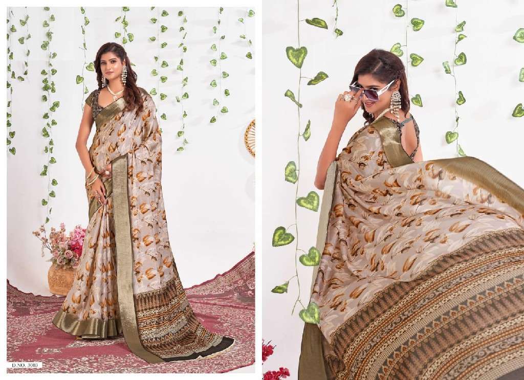 MAHAMANI CREATION PRESENTS KALINDI VOL-4 GHICHA SILK UNIQUE SAREES CATALOG WHOLESALER AND EXPORTER 
