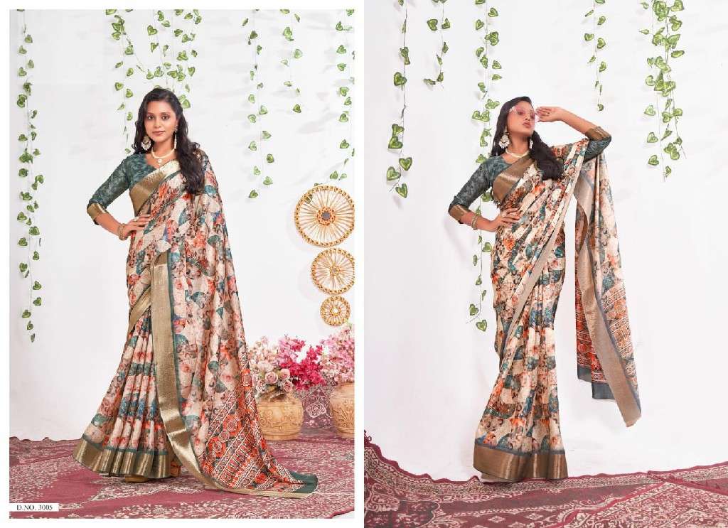MAHAMANI CREATION PRESENTS KALINDI VOL-4 GHICHA SILK UNIQUE SAREES CATALOG WHOLESALER AND EXPORTER 