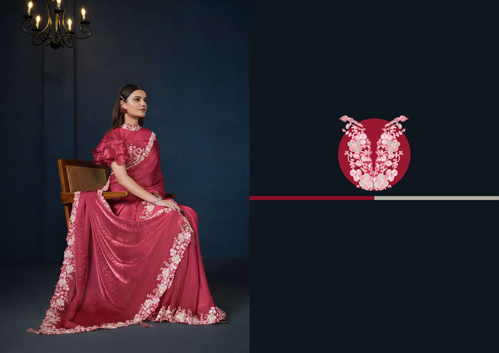 MAHOTSAV PERSENTS MOHMANTHAN 24500 SERIES STARDUST FANCY DESIGNER SAREES CATALOG WHOLESALER AND EXPORTER IN SURAT 