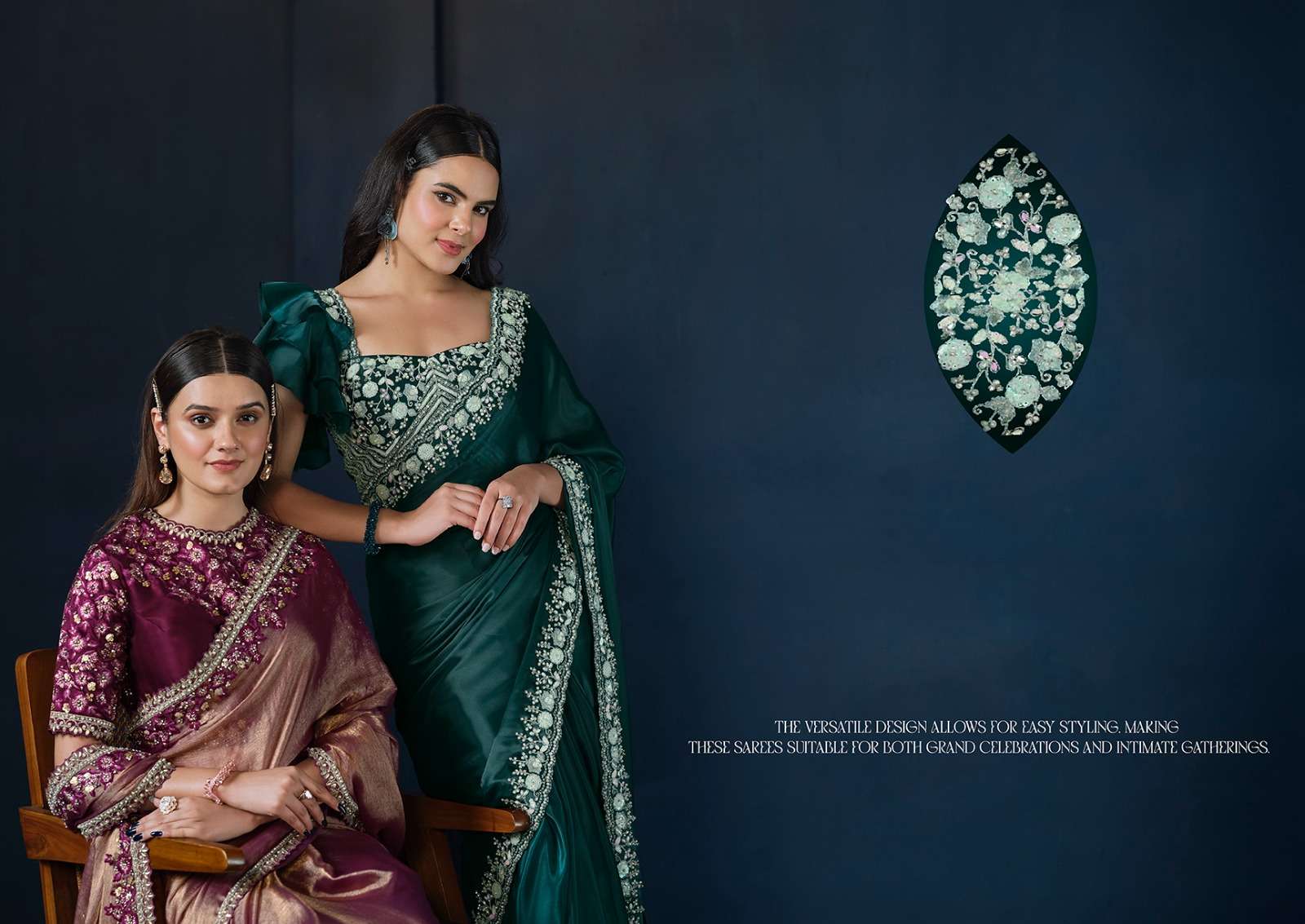 MAHOTSAV PERSENTS MOHMANTHAN 24500 SERIES STARDUST FANCY DESIGNER SAREES CATALOG WHOLESALER AND EXPORTER IN SURAT 