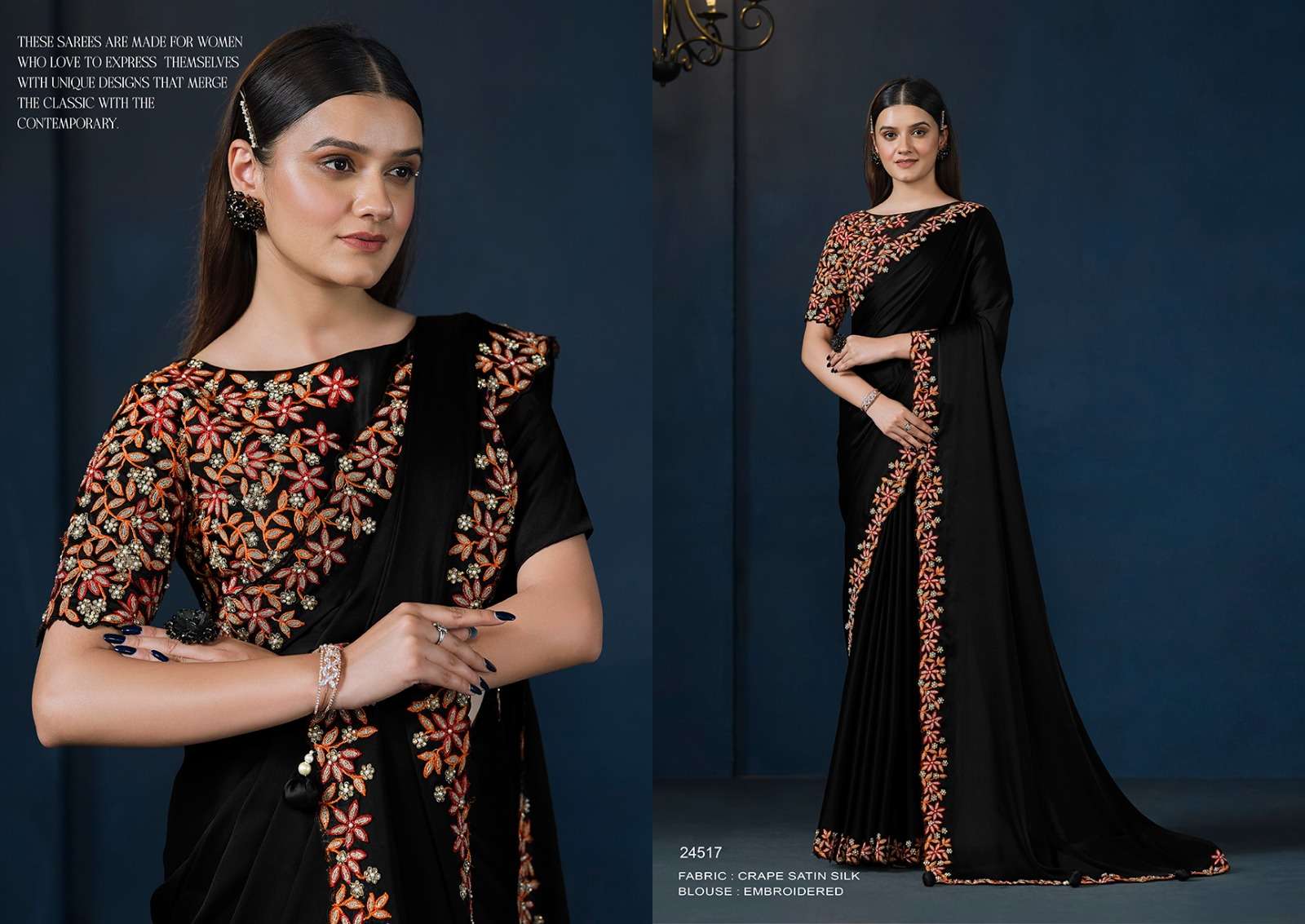 MAHOTSAV PERSENTS MOHMANTHAN 24500 SERIES STARDUST FANCY DESIGNER SAREES CATALOG WHOLESALER AND EXPORTER IN SURAT 