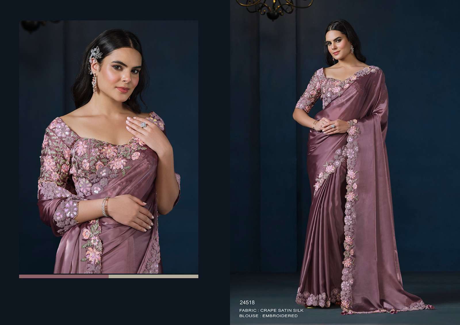 MAHOTSAV PERSENTS MOHMANTHAN 24500 SERIES STARDUST FANCY DESIGNER SAREES CATALOG WHOLESALER AND EXPORTER IN SURAT 