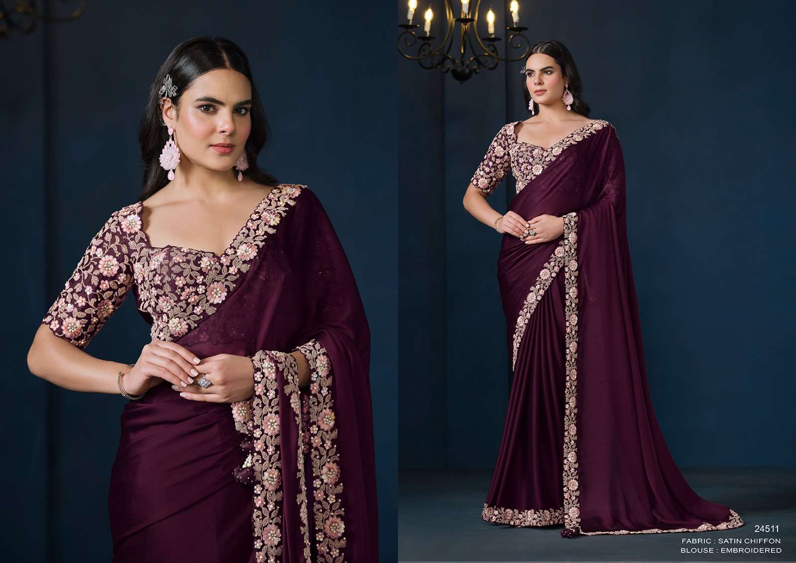 MAHOTSAV PERSENTS MOHMANTHAN 24500 SERIES STARDUST FANCY DESIGNER SAREES CATALOG WHOLESALER AND EXPORTER IN SURAT 