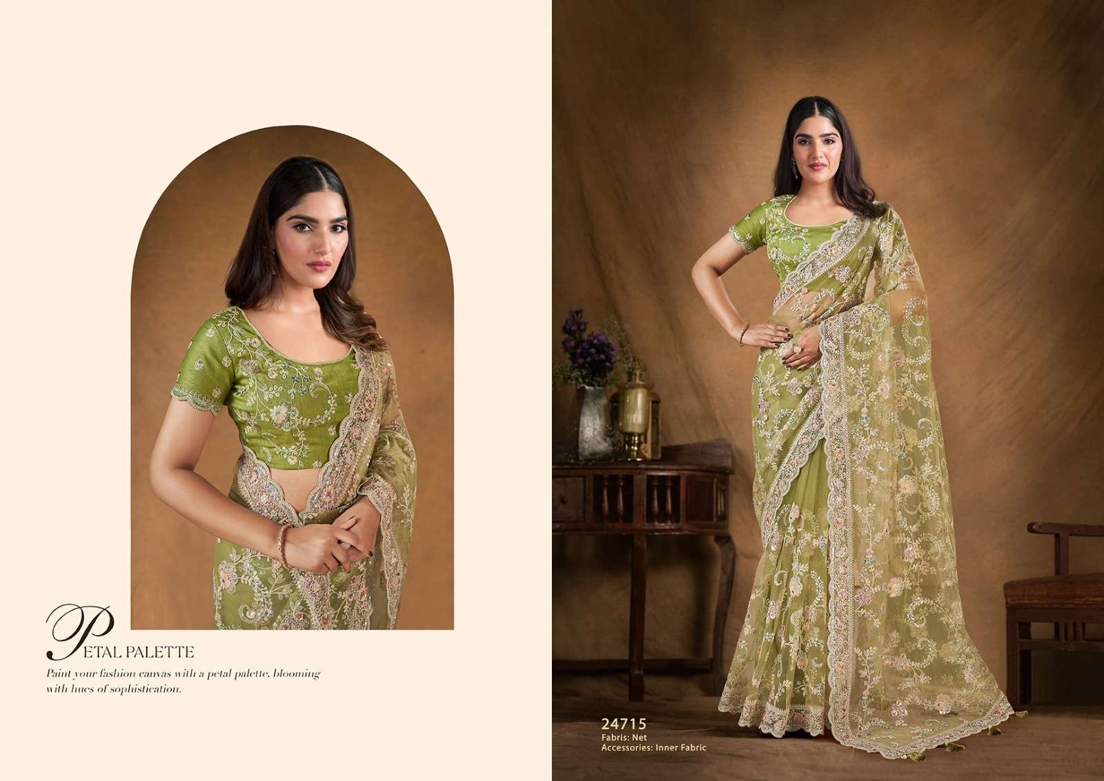 MAHOTSAV PERSENTS MOHMANTHAN 24700 SERIES TARINI FANCY DESIGNER SAREES CATALOG WHOLESALER AND EXPORTER IN SURAT 