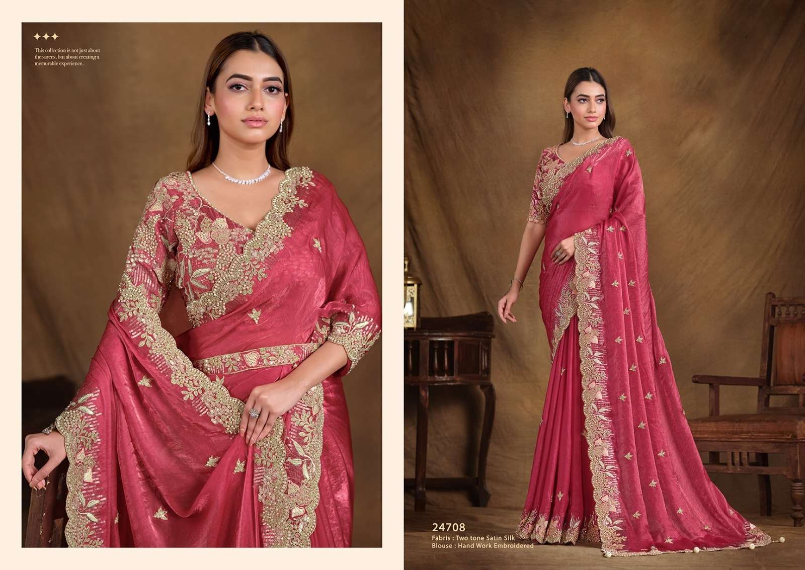 MAHOTSAV PERSENTS MOHMANTHAN 24700 SERIES TARINI FANCY DESIGNER SAREES CATALOG WHOLESALER AND EXPORTER IN SURAT 
