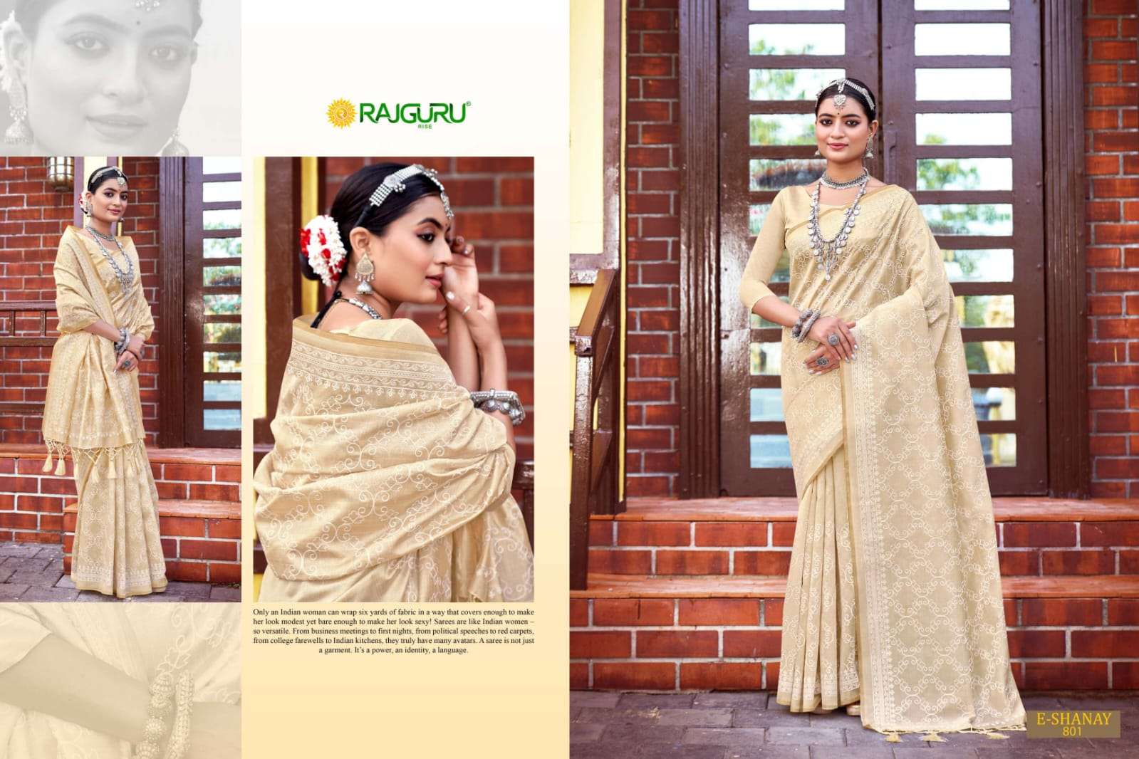 RAJGURU PRESENTS E-SHANAY DESIGNER FANCY SAREES CATALOG WHOLESALER AND EXPORTER IN SURAT CATALOG WHOLESALER AND EXPORTER IN SURAT 