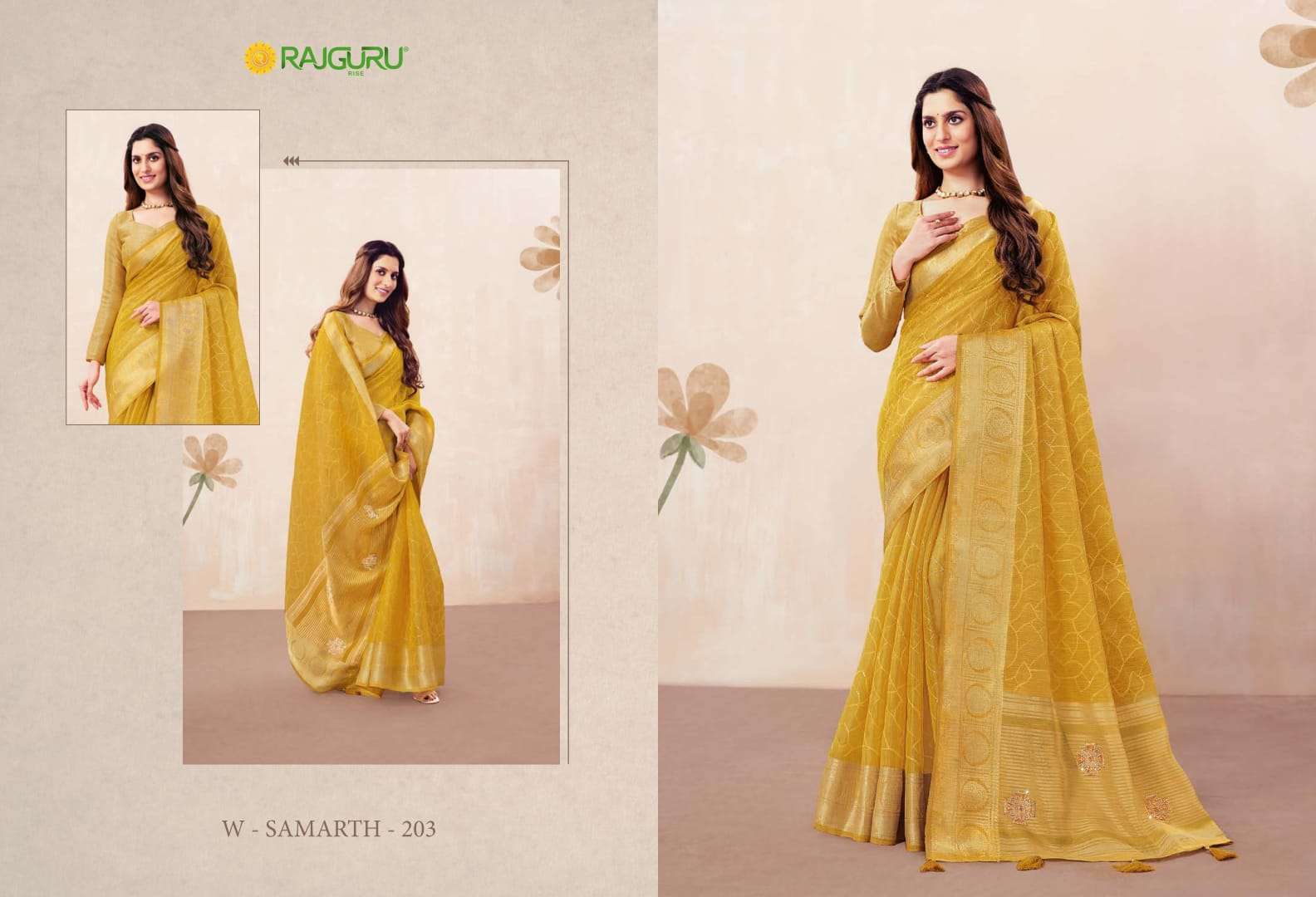 RAJGURU PRESENTS SAMARTH DESIGNER FANCY SAREES CATALOG WHOLESALER AND EXPORTER IN SURAT CATALOG WHOLESALER AND EXPORTER IN SURAT 