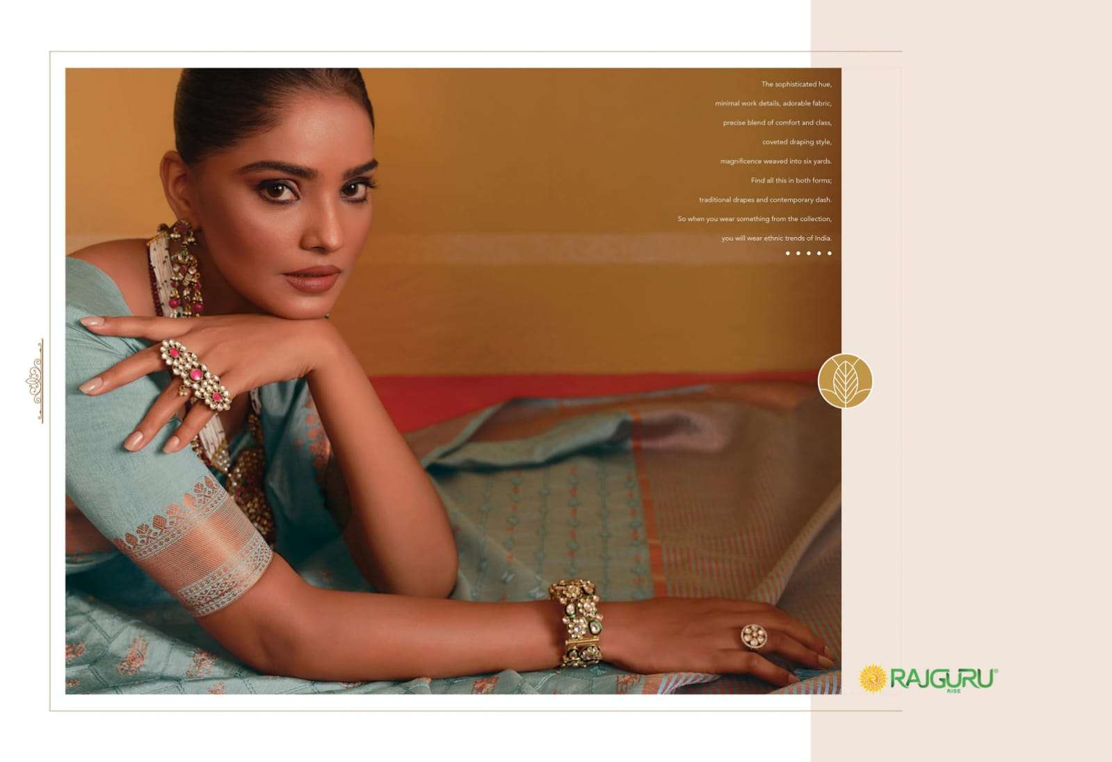 RAJGURU PRESENTS SHRADDHA TASSAR DESIGNER FANCY SAREES CATALOG WHOLESALER AND EXPORTER IN SURAT CATALOG WHOLESALER AND EXPORTER IN SURAT 