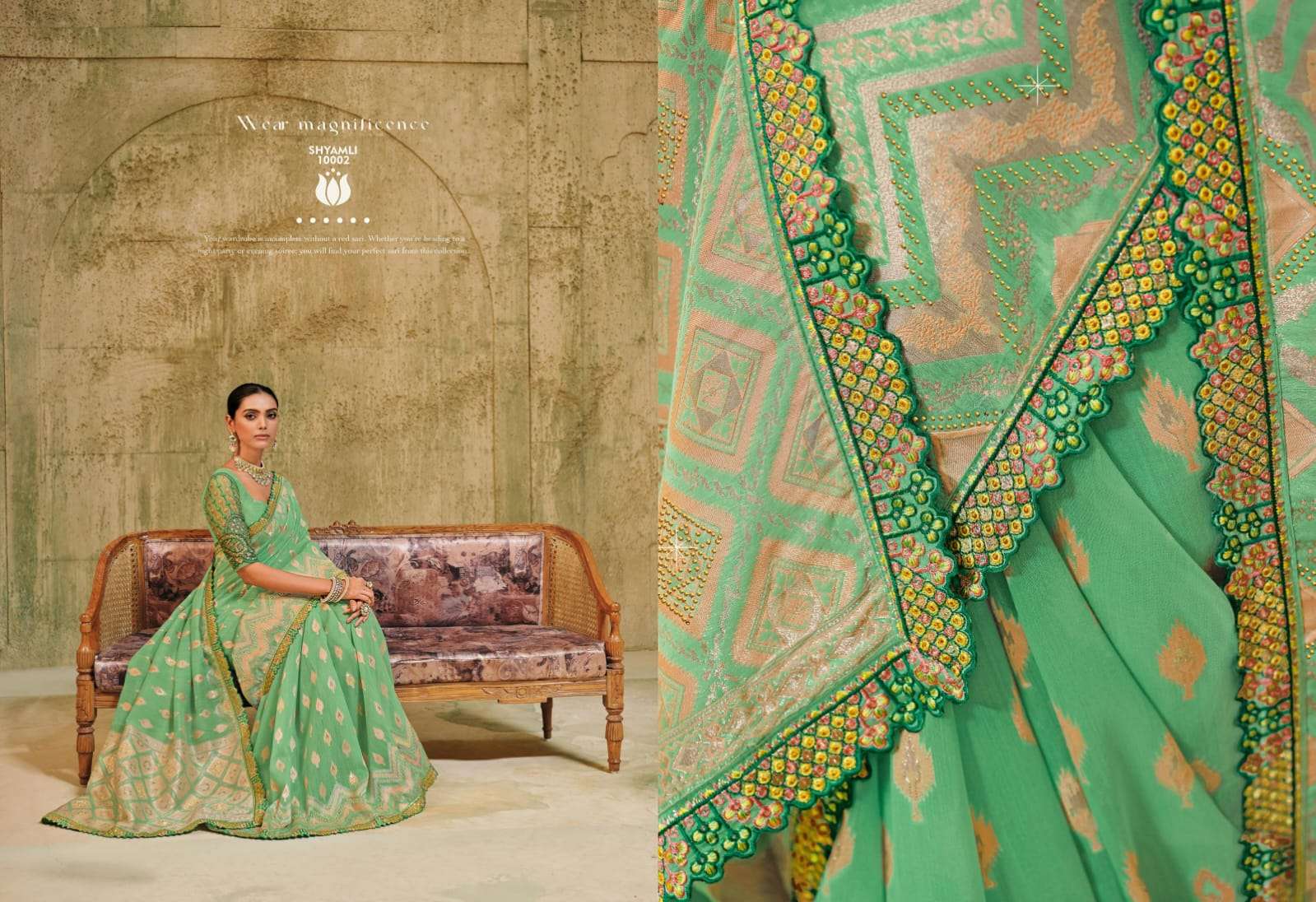 RAJGURU PRESENTS SHYAMLI DESIGNER FANCY SAREES CATALOG WHOLESALER AND EXPORTER IN SURAT CATALOG WHOLESALER AND EXPORTER IN SURAT 
