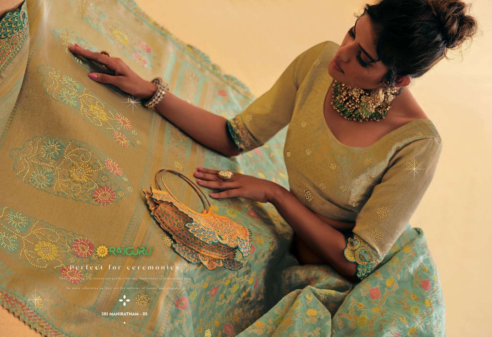 RAJGURU PRESENTS SRI MANITANAM VOL-2 DESIGNER FANCY SAREES CATALOG WHOLESALER AND EXPORTER IN SURAT CATALOG WHOLESALER AND EXPORTER IN SURAT 
