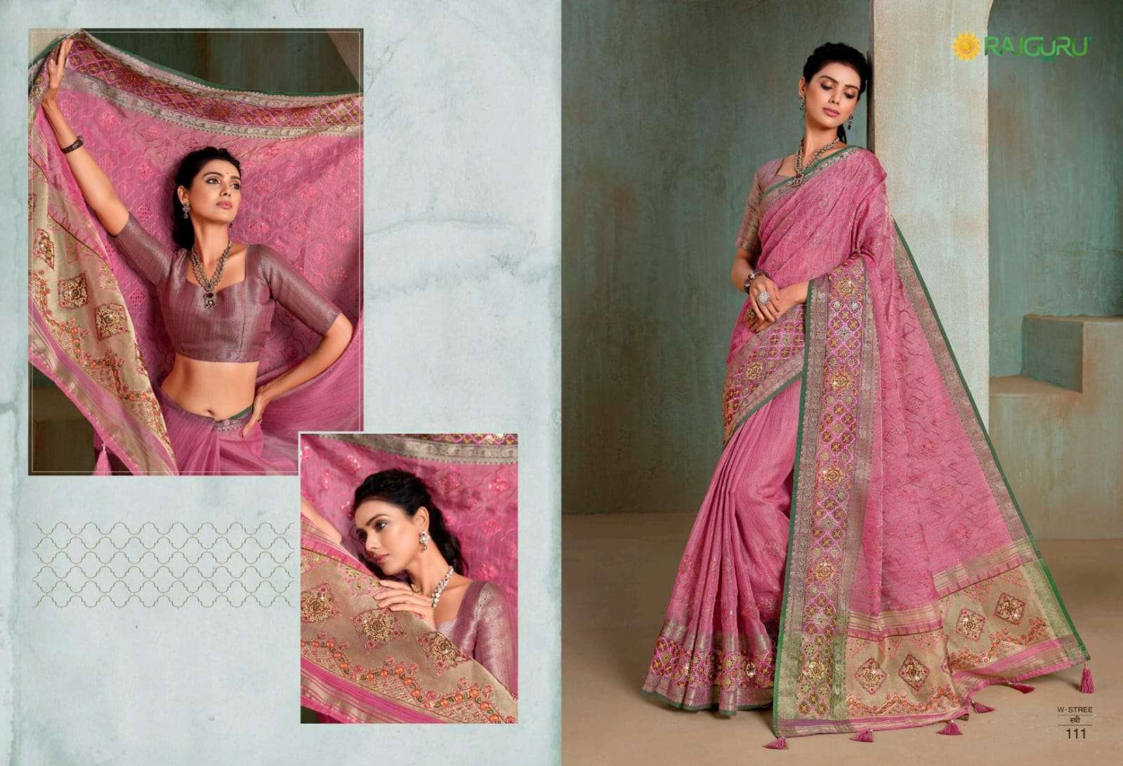 RAJGURU PRESENTS STREE DESIGNER FANCY SAREES CATALOG WHOLESALER AND EXPORTER IN SURAT CATALOG WHOLESALER AND EXPORTER IN SURAT 