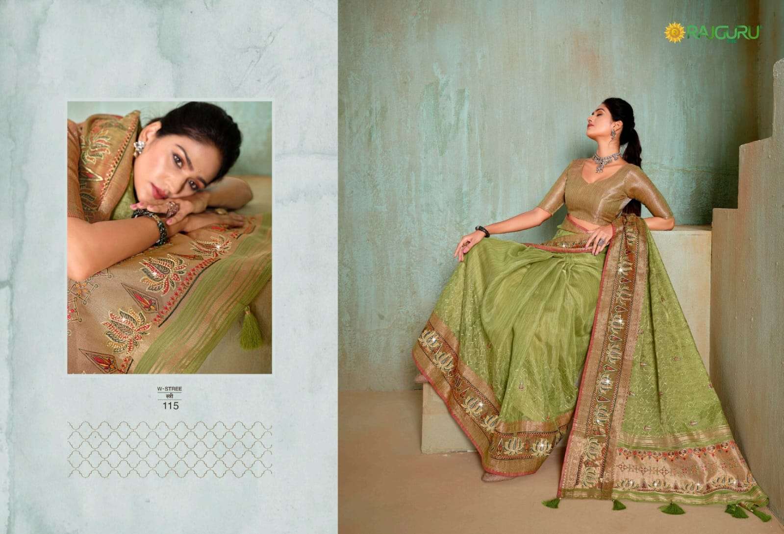 RAJGURU PRESENTS STREE DESIGNER FANCY SAREES CATALOG WHOLESALER AND EXPORTER IN SURAT CATALOG WHOLESALER AND EXPORTER IN SURAT 
