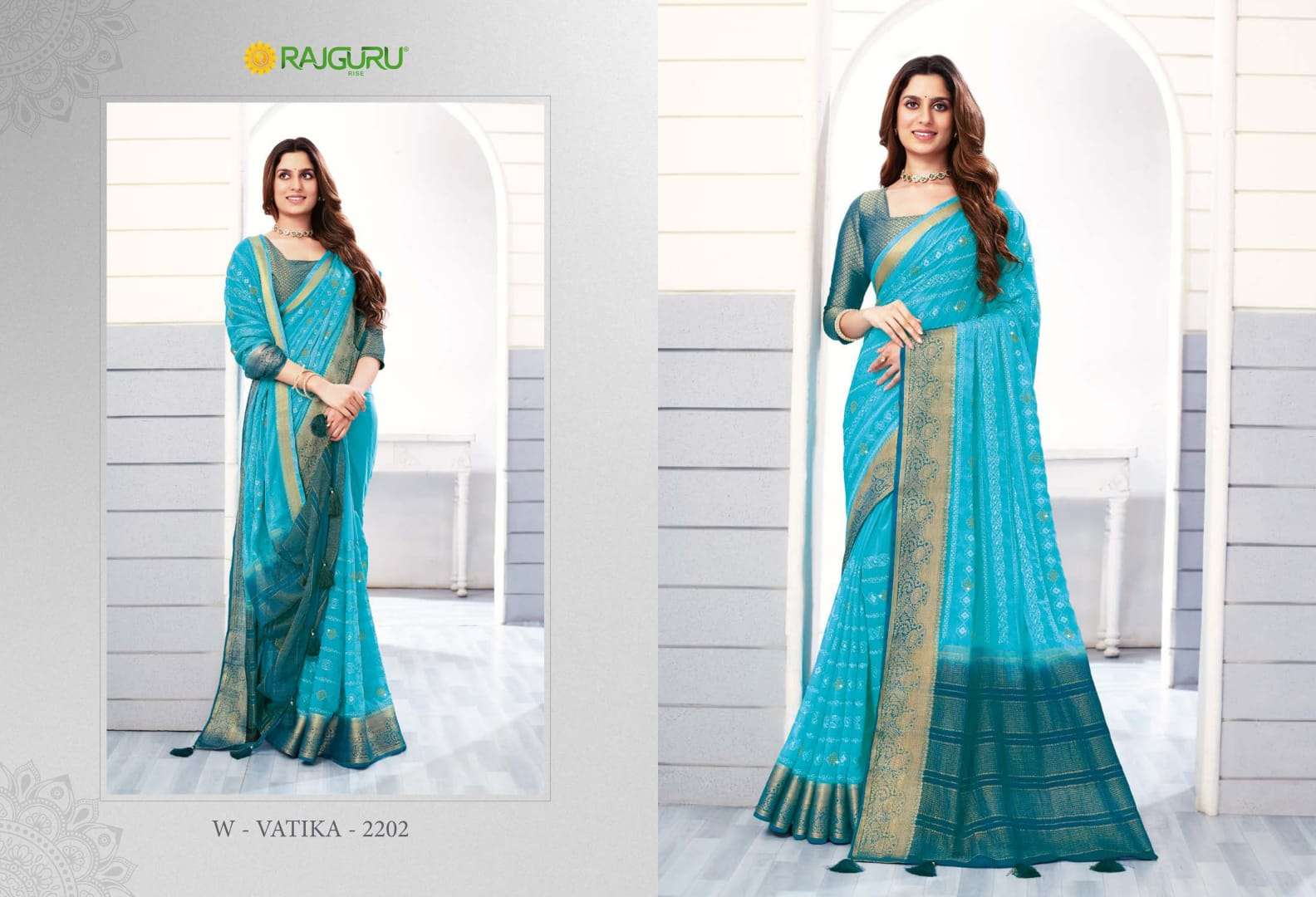 RAJGURU PRESENTS VATIKA DESIGNER FANCY SAREES CATALOG WHOLESALER AND EXPORTER IN SURAT CATALOG WHOLESALER AND EXPORTER IN SURAT 