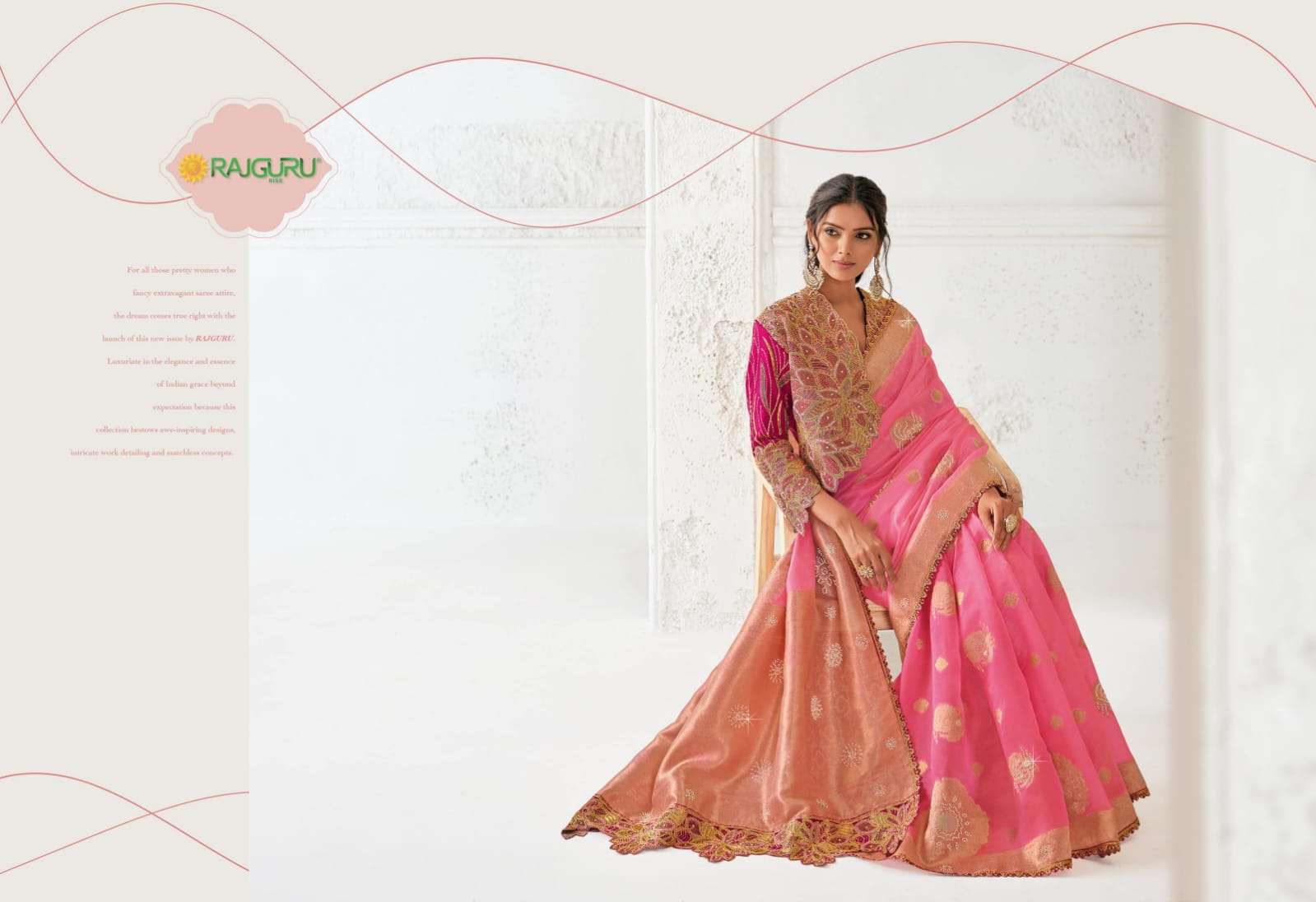 RAJGURU PRESENTS ZUBEDA DESIGNER FANCY SAREES CATALOG WHOLESALER AND EXPORTER IN SURAT
