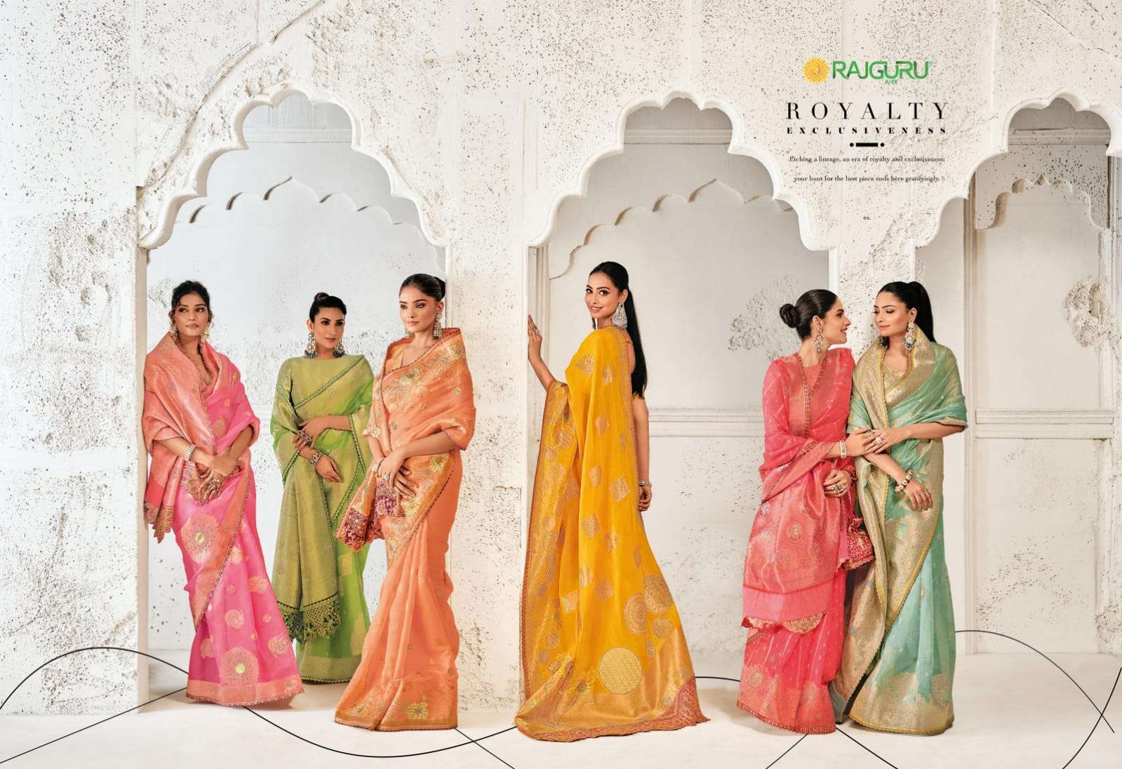RAJGURU PRESENTS ZUBEDA DESIGNER FANCY SAREES CATALOG WHOLESALER AND EXPORTER IN SURAT