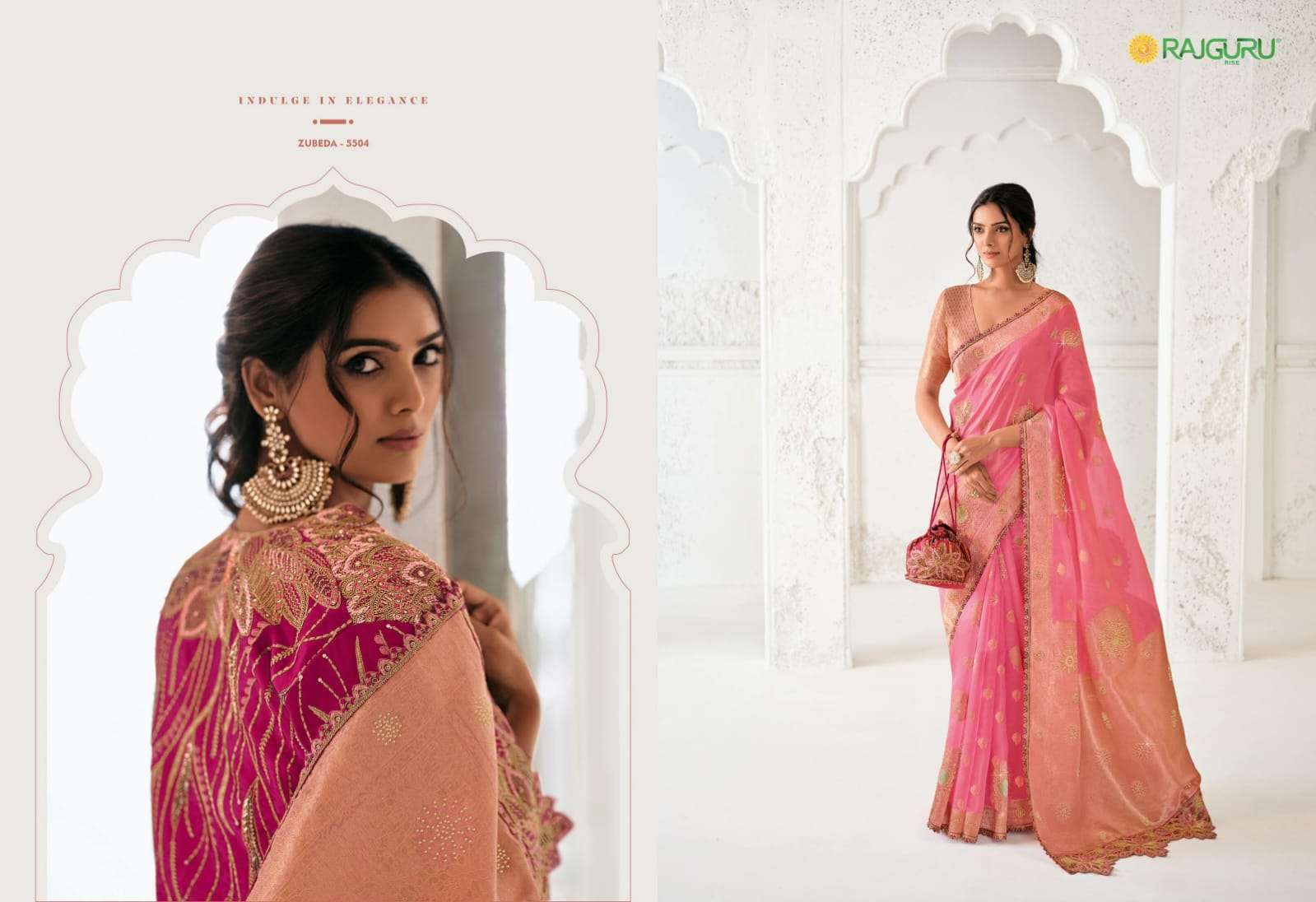 RAJGURU PRESENTS ZUBEDA DESIGNER FANCY SAREES CATALOG WHOLESALER AND EXPORTER IN SURAT
