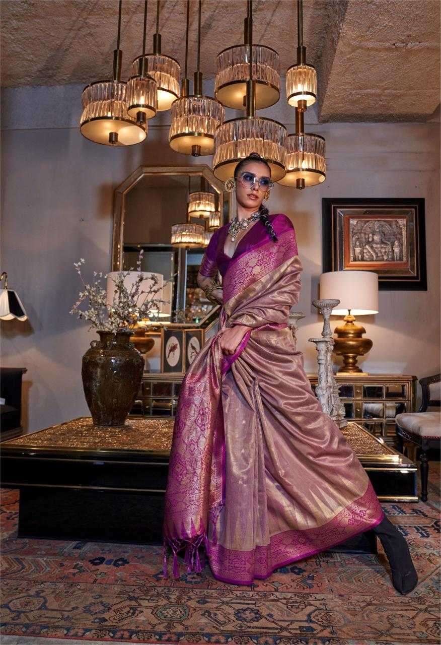 RAJTEX PRESENTS KANSAI 393001-393006 TISSUE SILK HANDLOOM DESIGNER SAREES CATALOG WHOLESALER AND EXPORTER 
