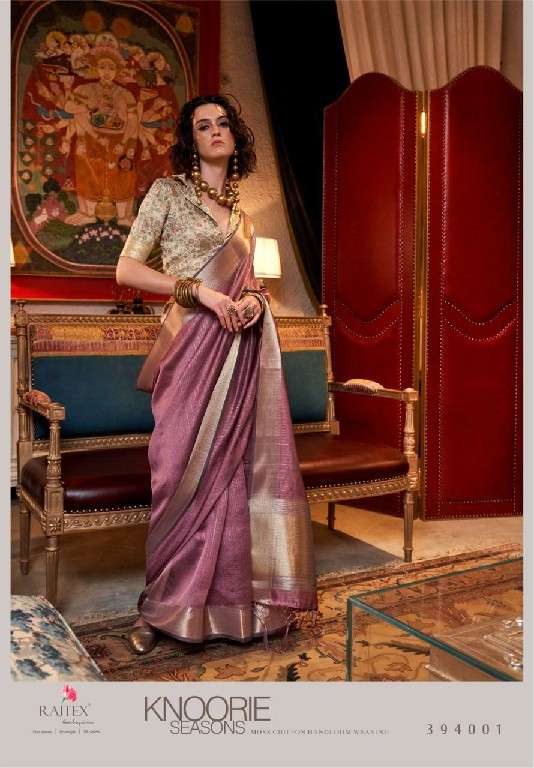 Rajtex Presents Knoorie Seasons Wholesale Moss Chiffon Handloom Weaving Festive Sarees Catalog Wholesaler And Exporter 