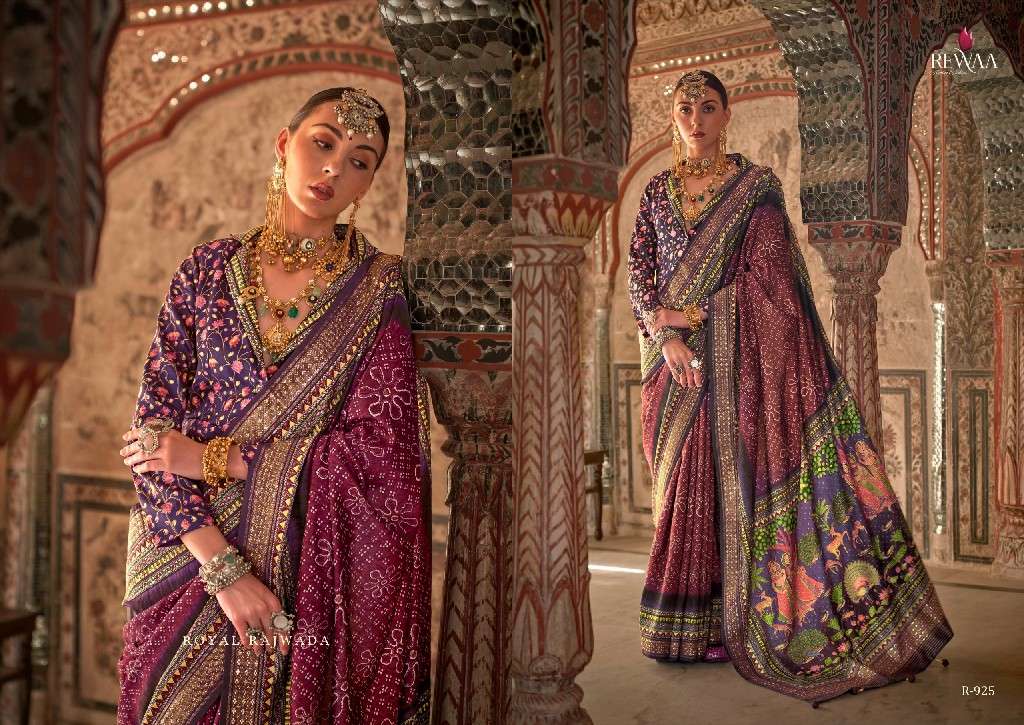 REWAA PRESENTS PADMAVAT VOL-3 HIT DESIGN VISCOSE SILK PARTY WEAR SAREES CATALOG WHOLESALER AND EXPORTER 