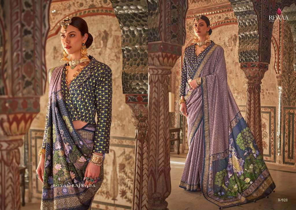 REWAA PRESENTS PADMAVAT VOL-3 HIT DESIGN VISCOSE SILK PARTY WEAR SAREES CATALOG WHOLESALER AND EXPORTER 