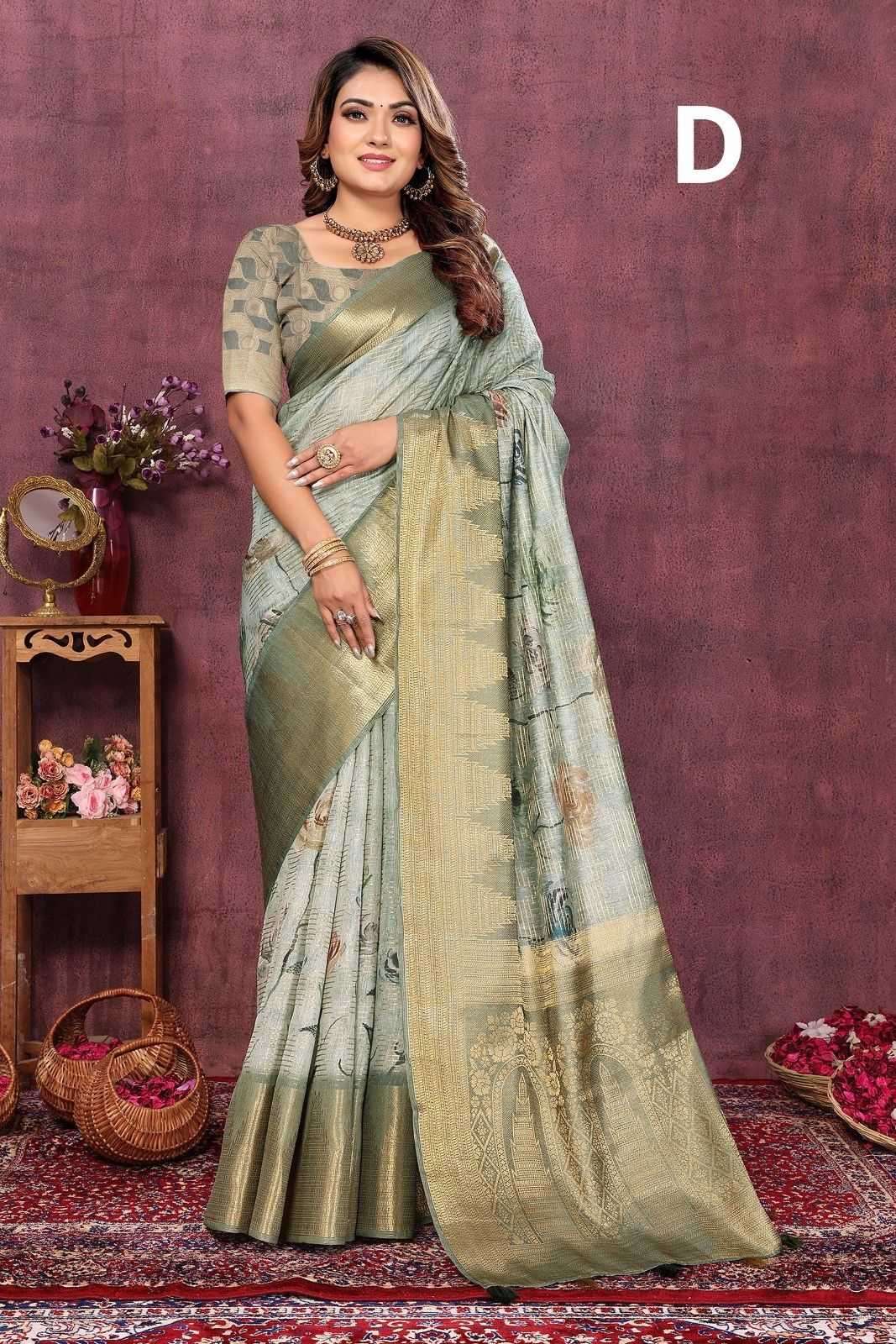 SANJANA DESIGNER PRESENTS PALAK ART SILK WEAVING PATTERN FANCY SAREES CATALOG WHOLESALER AND EXPORTER 
