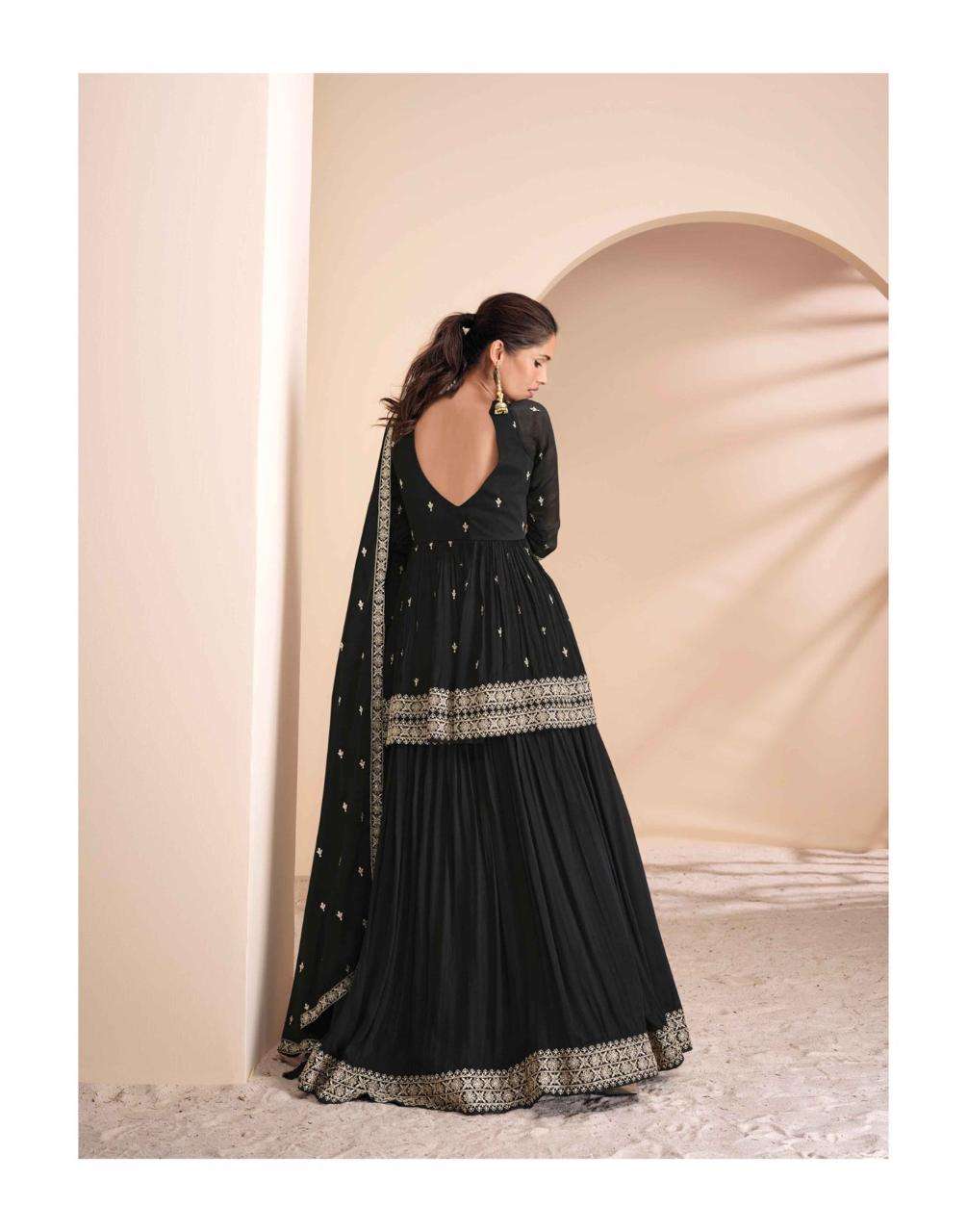 SAYURI DESIGNER PRESENTS ANMOL FANCY CHINON SUITS CATALOG WHOLESALER AND EXPORTER IN SURAT