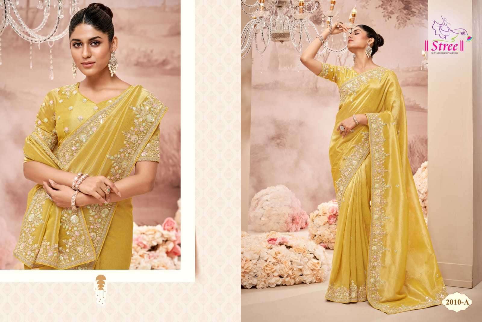 STREE PRESENTS STREE VOL-1 ATTRACTIVE LOOK BANARASI SAREE WITH BLOUSE CATALOG WHOLESALER AND EXPORTER 
