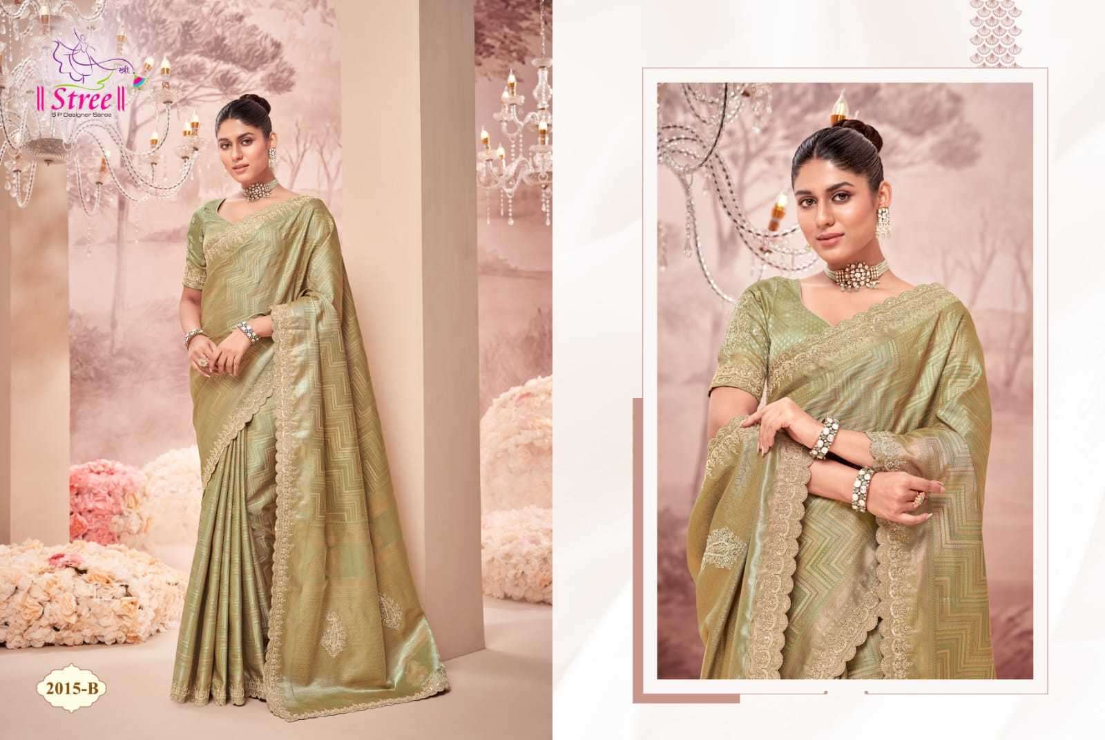 STREE PRESENTS STREE VOL-1 ATTRACTIVE LOOK BANARASI SAREE WITH BLOUSE CATALOG WHOLESALER AND EXPORTER 