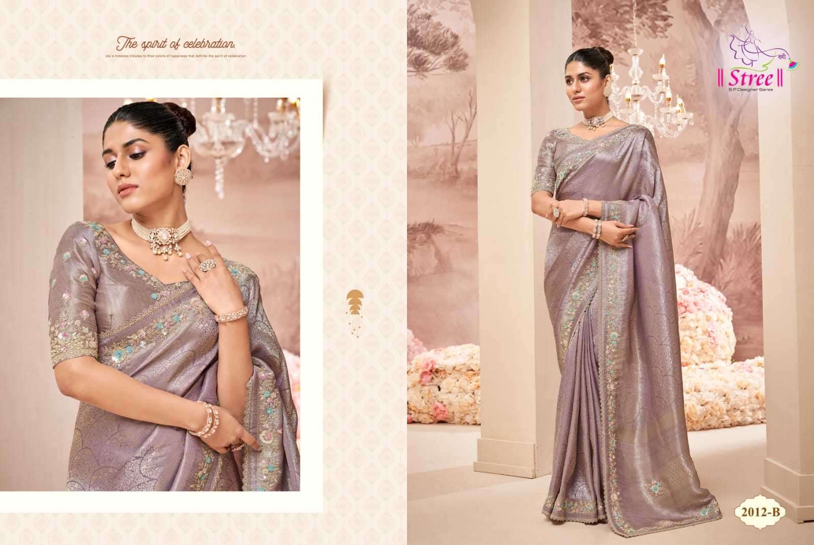 STREE PRESENTS STREE VOL-1 ATTRACTIVE LOOK BANARASI SAREE WITH BLOUSE CATALOG WHOLESALER AND EXPORTER 