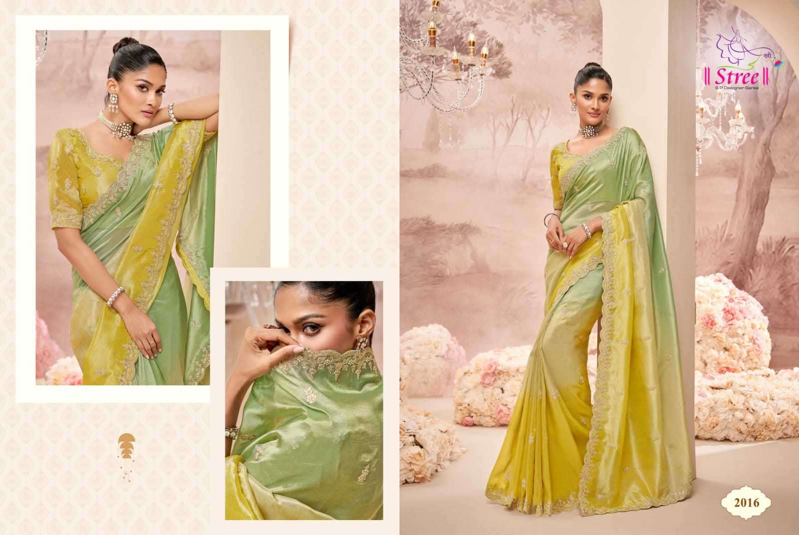 STREE PRESENTS STREE VOL-1 ATTRACTIVE LOOK BANARASI SAREE WITH BLOUSE CATALOG WHOLESALER AND EXPORTER 