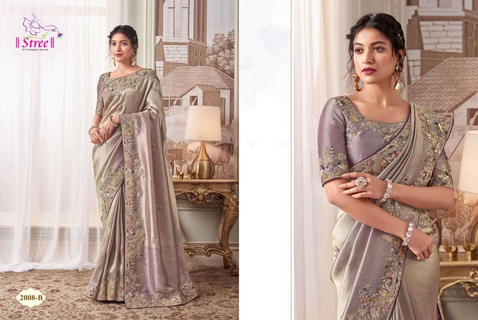 STREE PRESENTS STREE VOL-1 ATTRACTIVE LOOK BANARASI SAREE WITH BLOUSE CATALOG WHOLESALER AND EXPORTER 