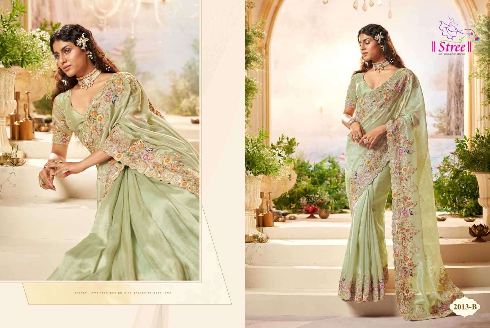 STREE PRESENTS STREE VOL-1 ATTRACTIVE LOOK BANARASI SAREE WITH BLOUSE CATALOG WHOLESALER AND EXPORTER 