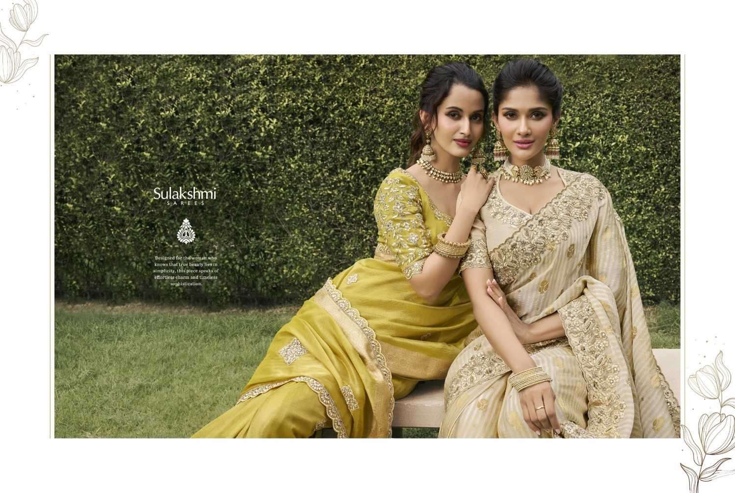 SULAKSHMI PRESENTS BRIDAL HERITAGE TISSUE SILK TRADITIONAL SAREES CATALOG WHOLESALER AND EXPORTER 