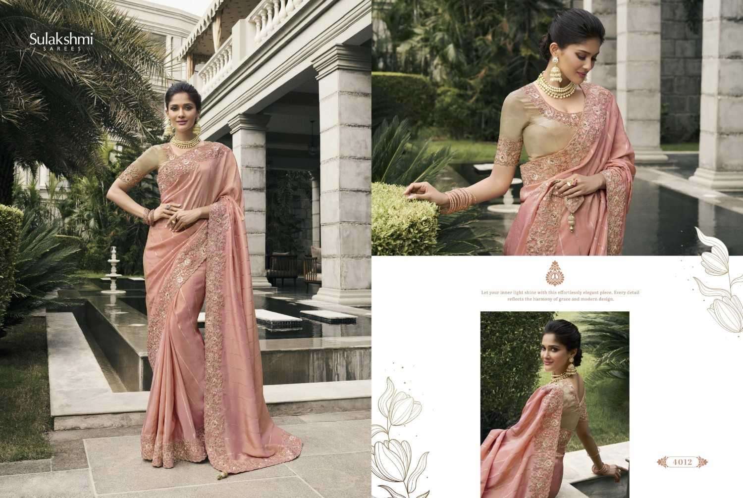 SULAKSHMI PRESENTS BRIDAL HERITAGE TISSUE SILK TRADITIONAL SAREES CATALOG WHOLESALER AND EXPORTER 