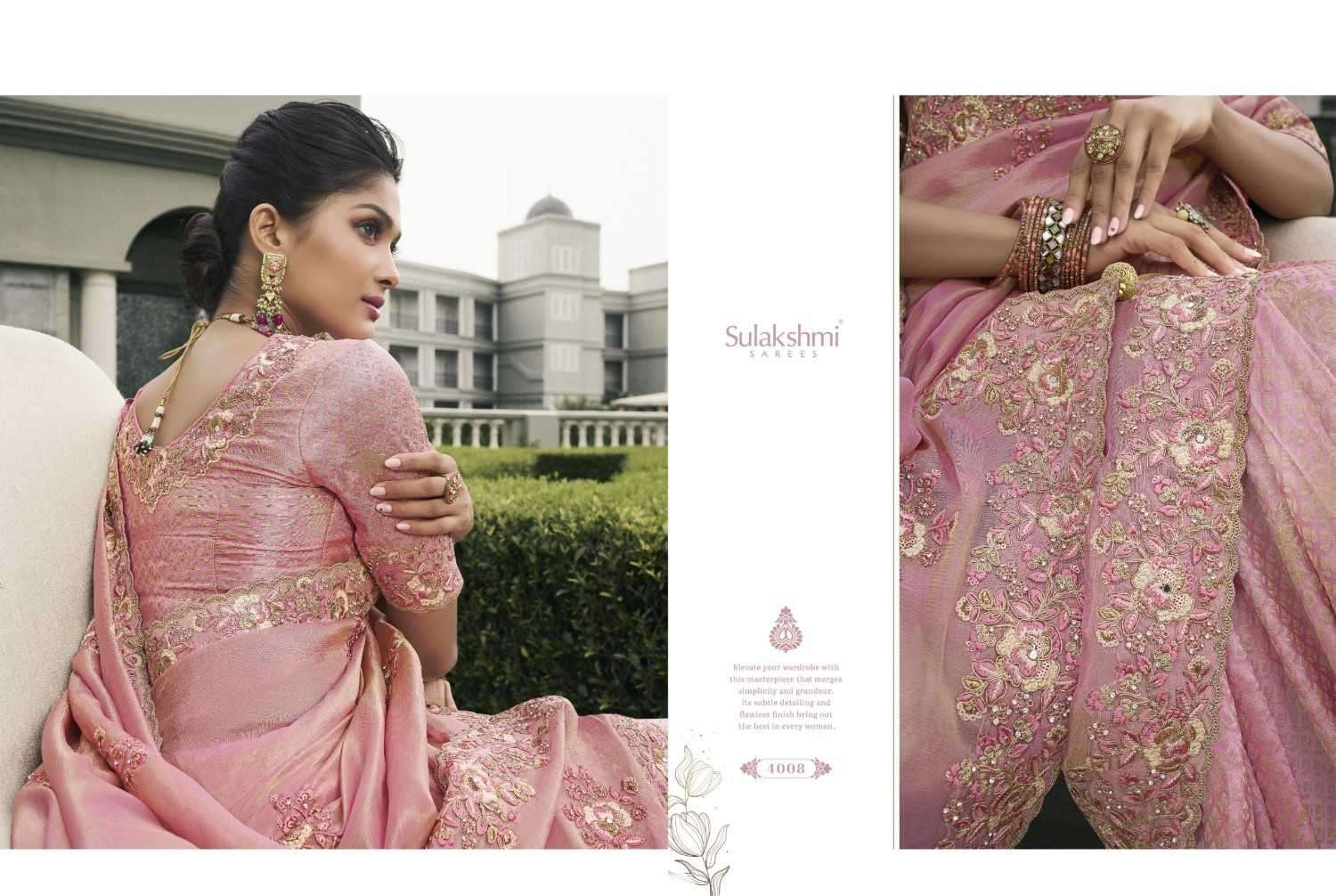 SULAKSHMI PRESENTS BRIDAL HERITAGE TISSUE SILK TRADITIONAL SAREES CATALOG WHOLESALER AND EXPORTER 