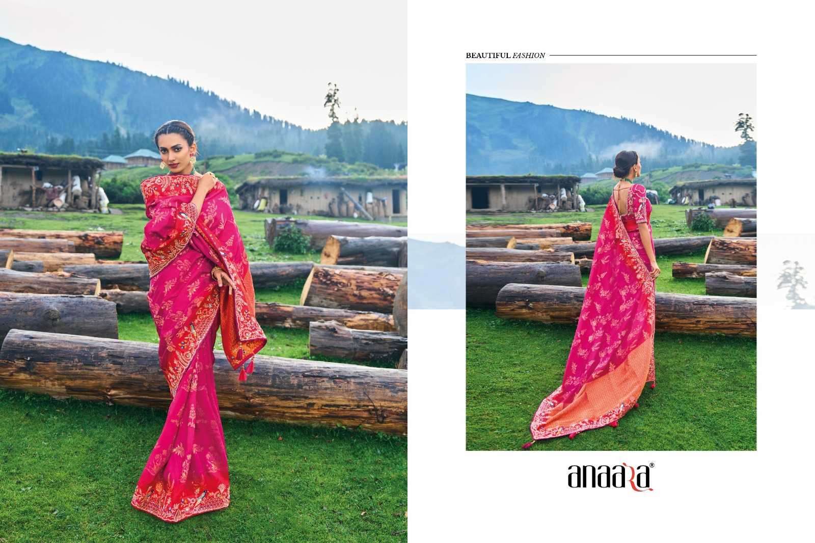 TATHASTU PRESENTS ANAARA 6600 DOLA SILK FASHIONABLE DESIGN SAREE CATALOG WHOLESALER AND EXPORTS 