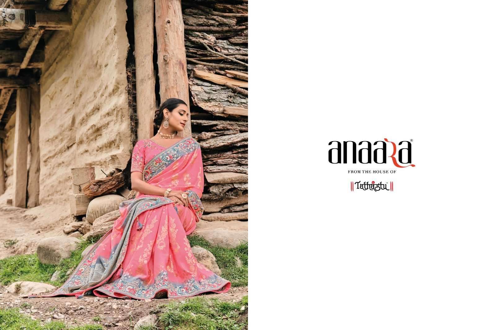 TATHASTU PRESENTS ANAARA 6600 DOLA SILK FASHIONABLE DESIGN SAREE CATALOG WHOLESALER AND EXPORTS 