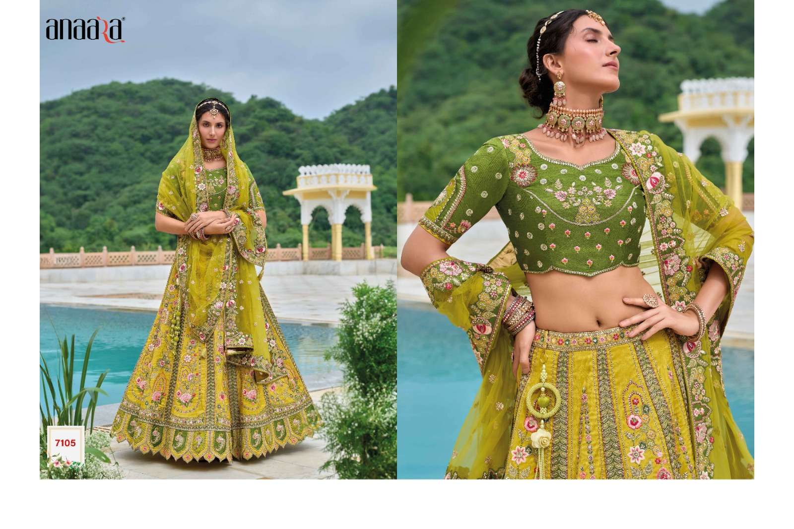 TATHASTU PRESENTS ANAARA 7100 SERIES EXCLUSIVE STUNNING LEHNGHA CHOLI CATALOG WHOLESALER AND EXPORTER IN SURAT