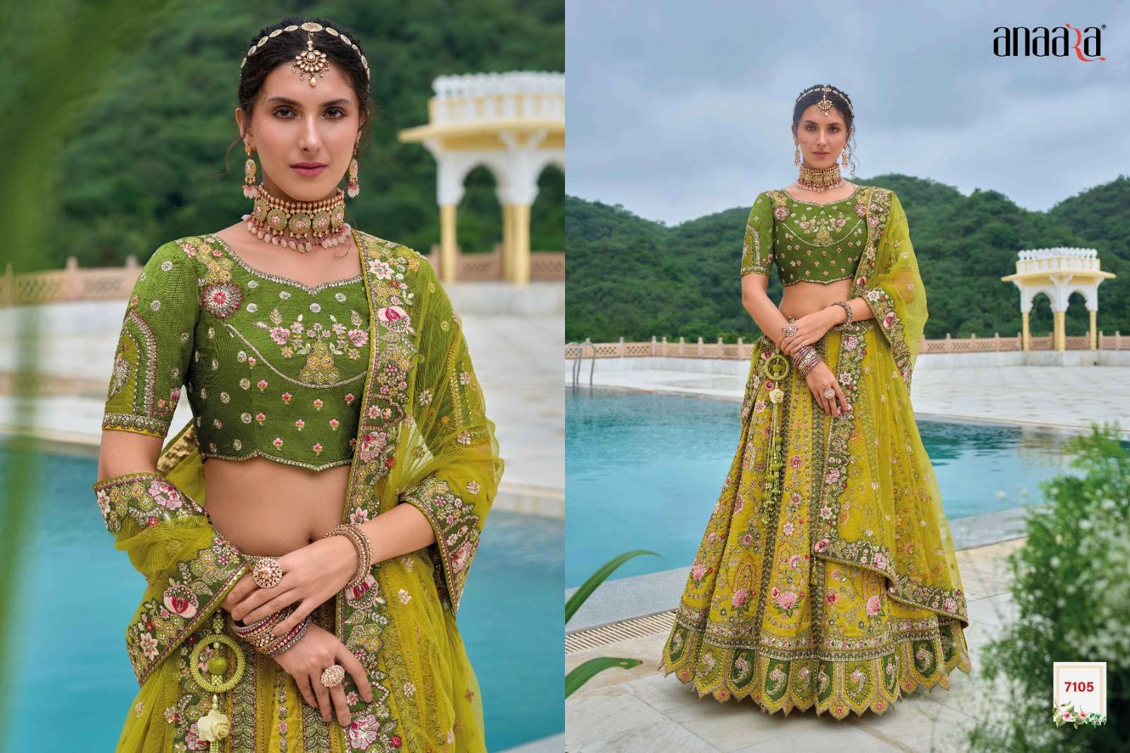 TATHASTU PRESENTS ANAARA 7100 SERIES EXCLUSIVE STUNNING LEHNGHA CHOLI CATALOG WHOLESALER AND EXPORTER IN SURAT