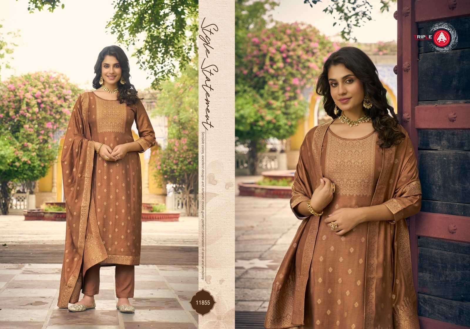 TRIPLE A PRESENTS ANJUM  VISCOSE PASHMINA WINTER SPECIAL CATALOG WHOLESALER AND EXPORTER IN SURAT
